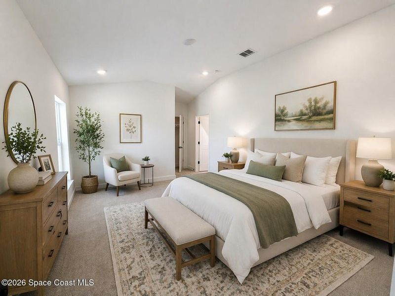 Furnished interior view inside a new home in St. John's Preserve, Palm Bay (Image 10).