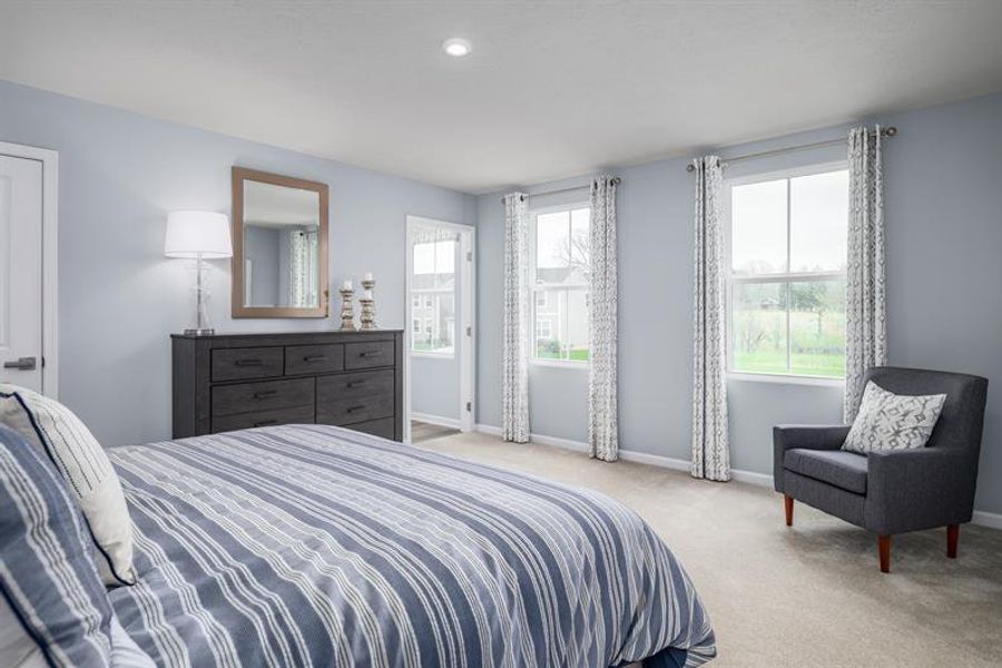 Representative furnished interior of a home built from the Aspen - Move In NOW! by Ryan Homes in Evergreen, Cane Ridge (Image 15).