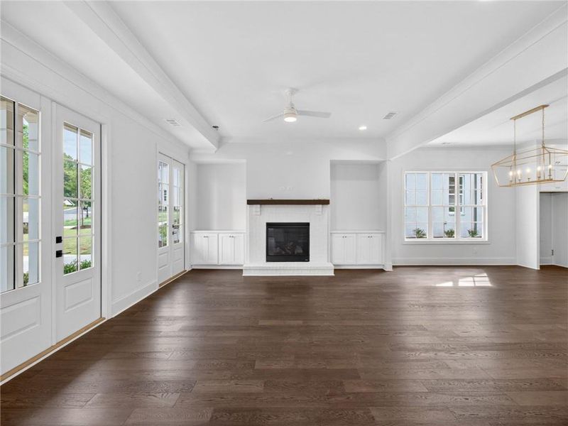 Spacious, unfurnished interior of a new home in , Suwanee (Image 46).