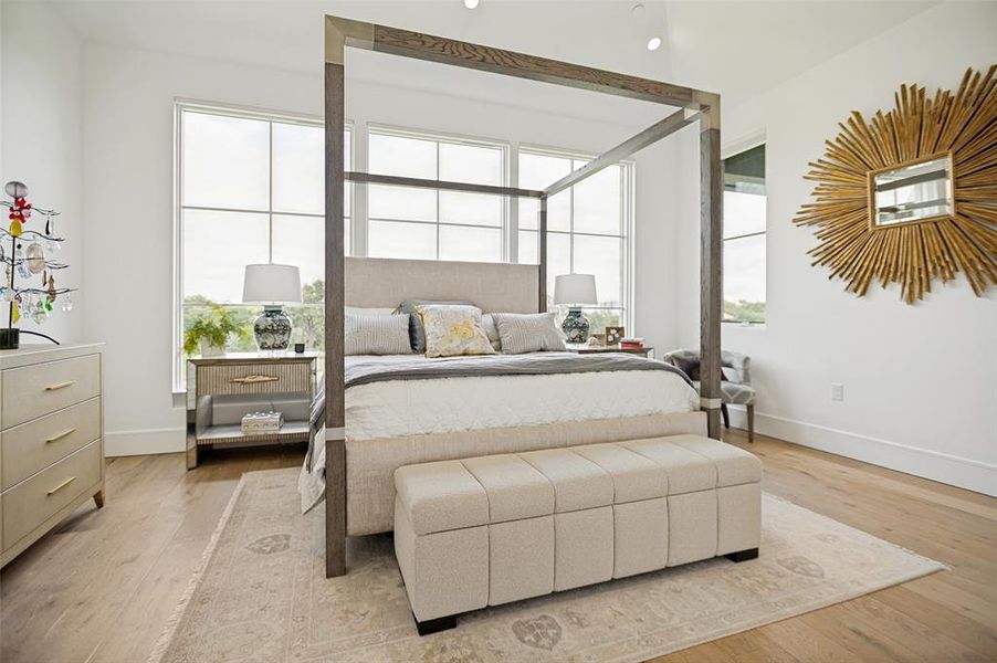 Furnished interior view inside a new home in The Residences, Irving (Image 16).