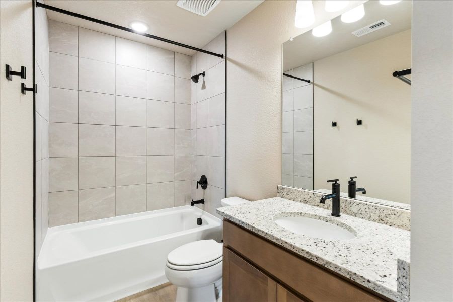 Furnished interior view inside a new home in Aspen Meadows, Colorado Springs (Image 13).