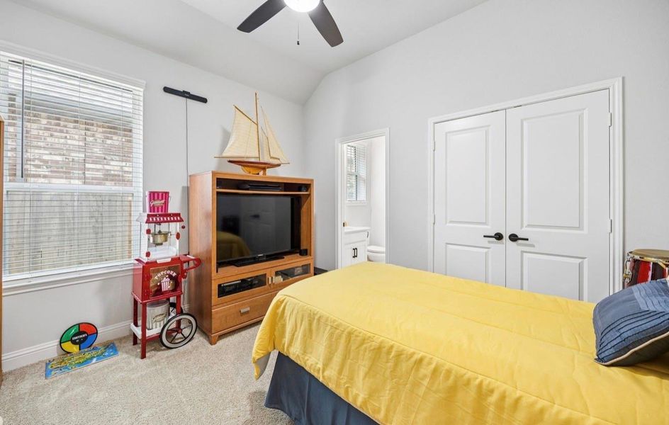 Furnished interior view inside a new home in Mavera, Conroe (Image 22).