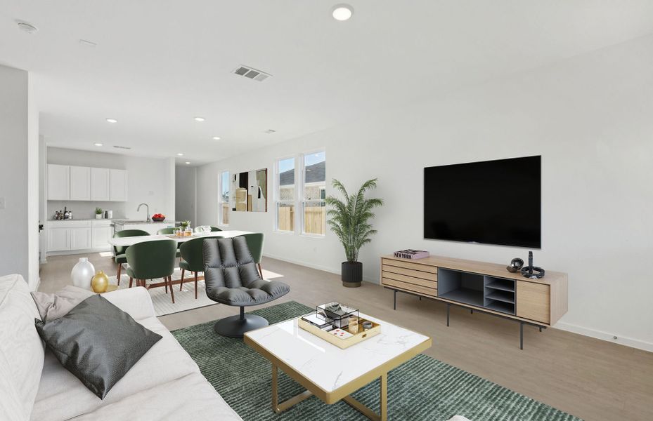 Furnished interior view inside a new home in Montgomery Bend, Montgomery (Image 14).