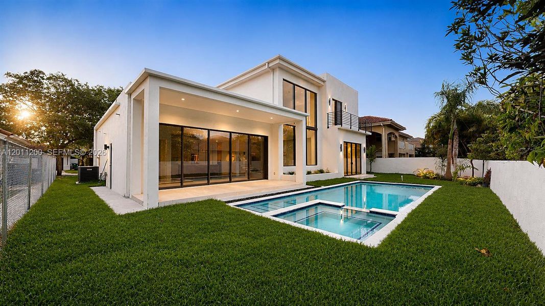 Exterior details and patio area of a home in , Miami Lakes (Image 34).