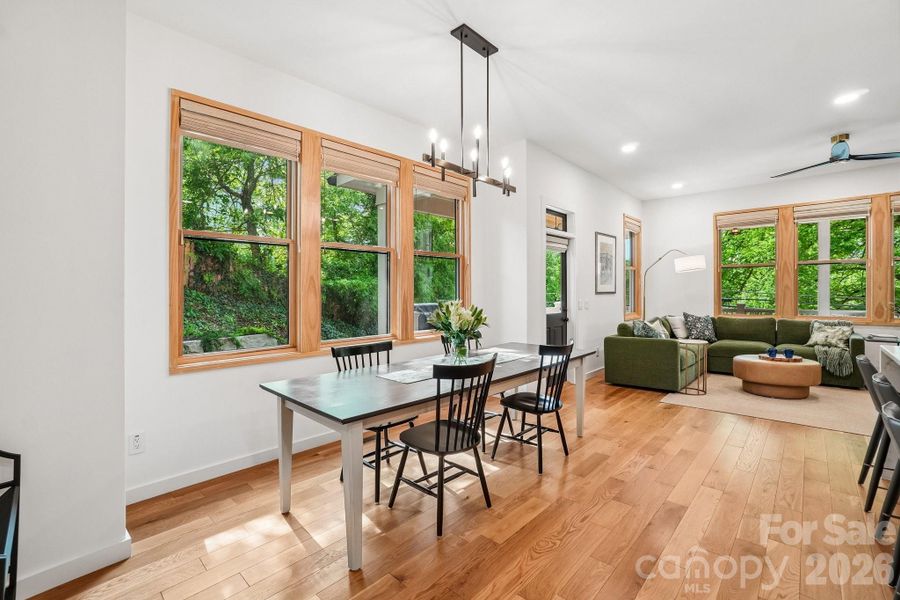 Furnished interior view inside a new home in , Asheville (Image 7).