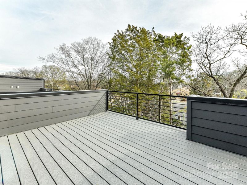 Exterior details and patio area of a home in North End Terraces, Charlotte (Image 17).