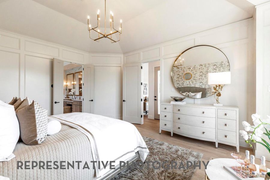 Furnished interior view inside a new home in Parkside On The River, Georgetown (Image 32).