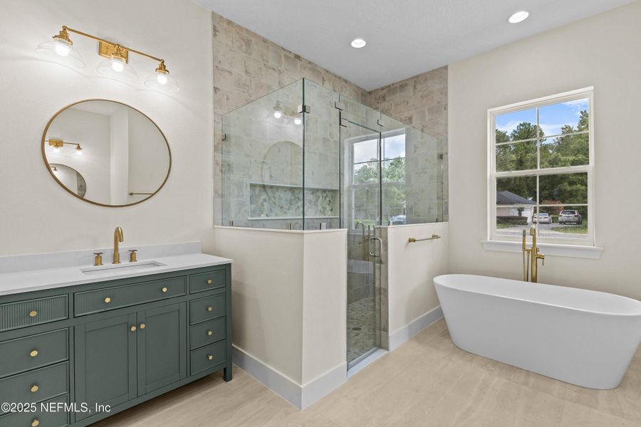 Furnished interior view inside a new home in , Orange Park (Image 11).