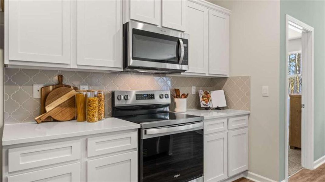 Furnished interior view inside a new home in Poplar Preserve, Newnan (Image 27).