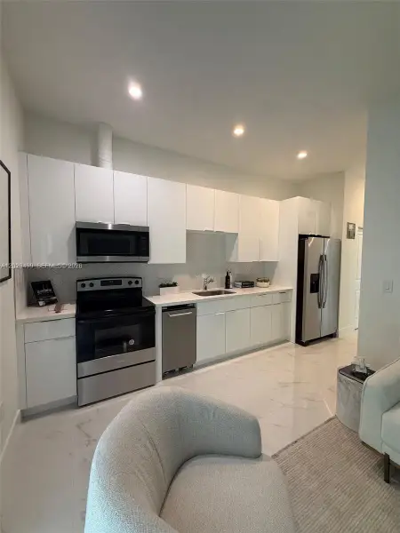 Furnished interior view inside a new home in , Miami (Image 4).
