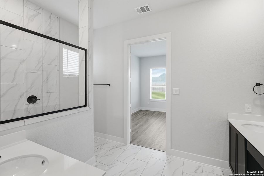 Furnished interior view inside a new home in Alsatian Oaks, Castroville (Image 16).