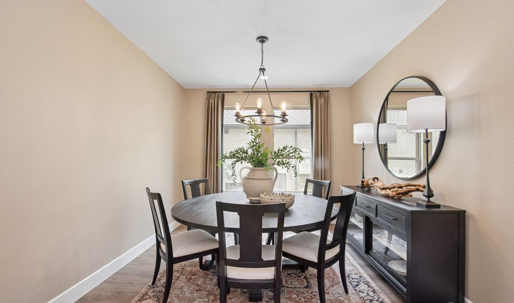 Dining room off the foyer