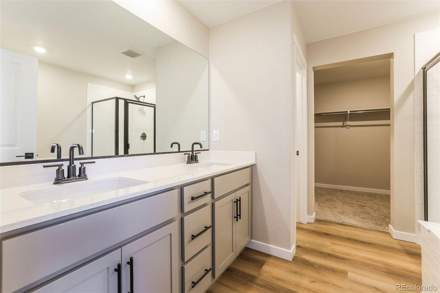Furnished interior view inside a new home in Second Creek Farm, Commerce City (Image 4).