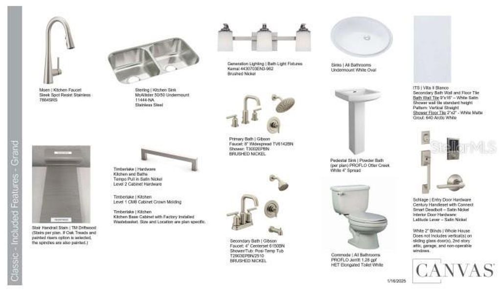 Sample of building materials used in homes in Esplanade at Wiregrass Ranch, Wesley Chapel (Image 13). Sample of building materials used in homes in Esplanade at Wiregrass Ranch, Wesley Chapel (Image 13).