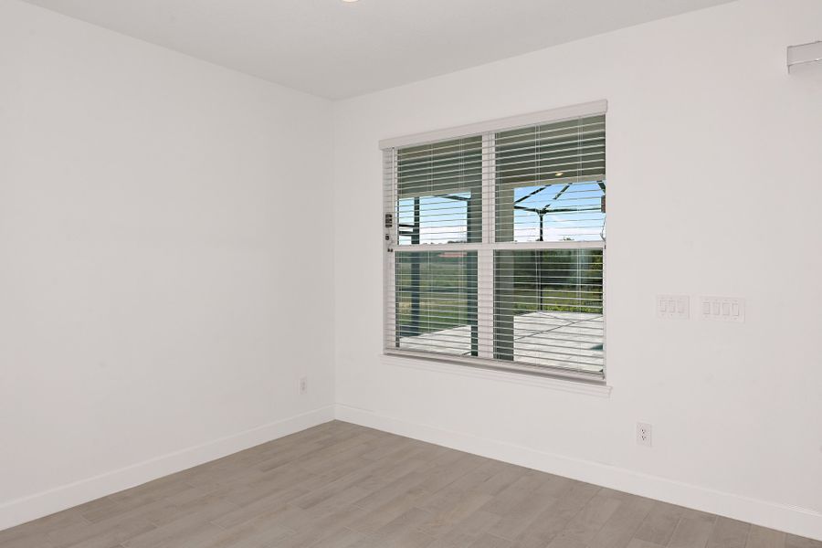 Representative unfurnished interior of a home built from the Tradewinds by Taylor Morrison in Ardisia Park, New Smyrna Beach (Image 17). Representative unfurnished interior of a home built from the Tradewinds by Taylor Morrison in Ardisia Park, New Smyrna Beach (Image 17).