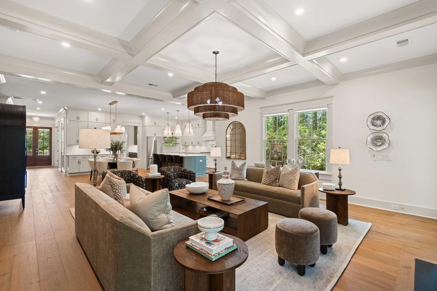 Furnished interior view inside a new home in , Johns Island (Image 47). Furnished interior view inside a new home in , Johns Island (Image 47).