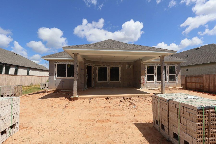 In-progress construction of a new home in Grand Central Park - Ascent Collection, Conroe, TX (Image 5). In-progress construction of a new home in Grand Central Park - Ascent Collection, Conroe, TX (Image 5).