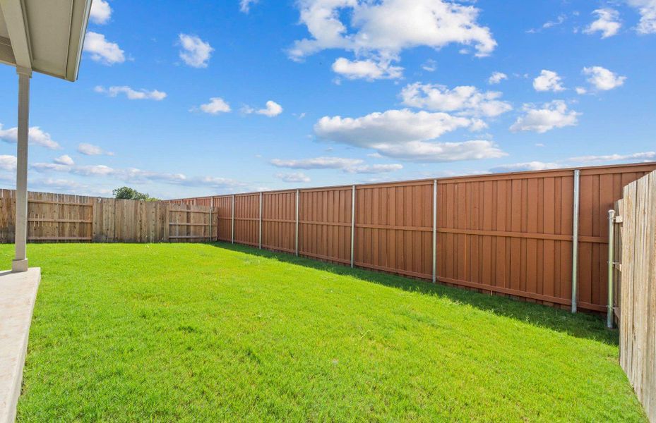 Exterior details and patio area of a home in Sunfield, Buda (Image 17). Exterior details and patio area of a home in Sunfield, Buda (Image 17).