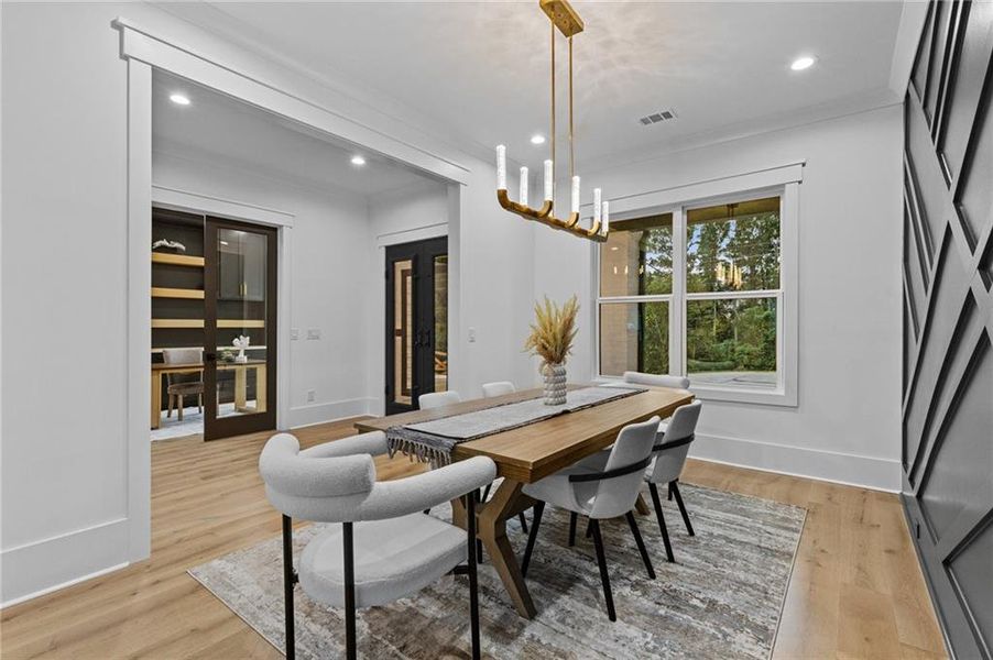 Furnished interior view inside a new home in , Braselton (Image 37). Furnished interior view inside a new home in , Braselton (Image 37).