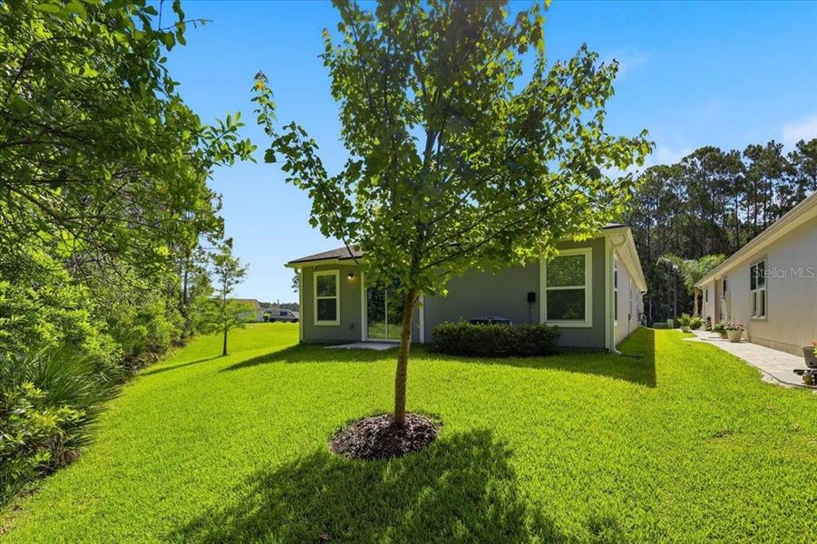 Exterior details and patio area of a home in , Bunnell (Image 4). Exterior details and patio area of a home in , Bunnell (Image 4).