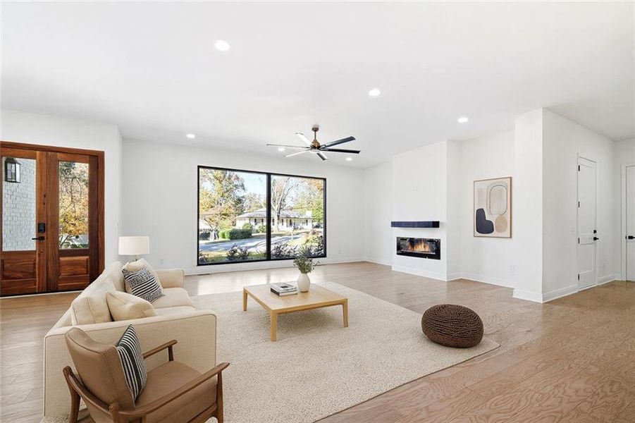 Furnished interior view inside a new home in , Gainesville (Image 34).