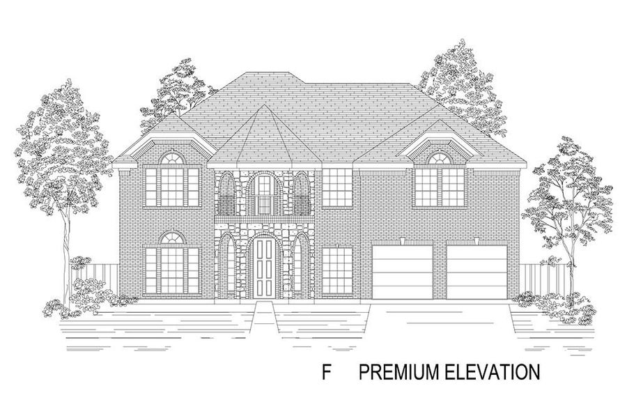 Representative rendering of the exterior for the Stonehaven 2F by First Texas Homes (Image 16). Representative rendering of the exterior for the Stonehaven 2F by First Texas Homes (Image 16).