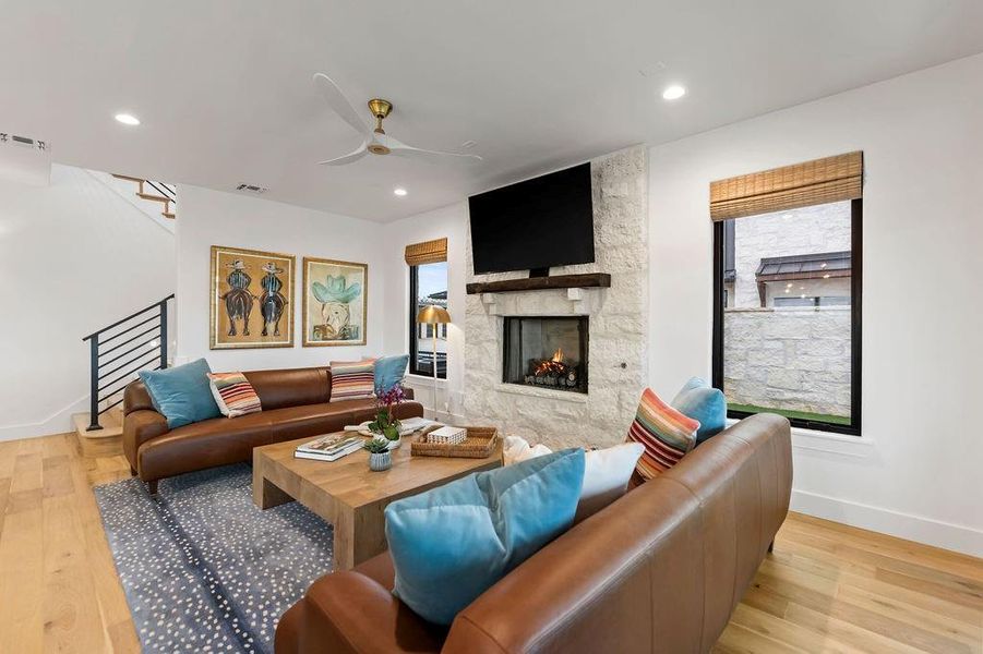 Furnished interior view inside a new home in , Iredell (Image 6).