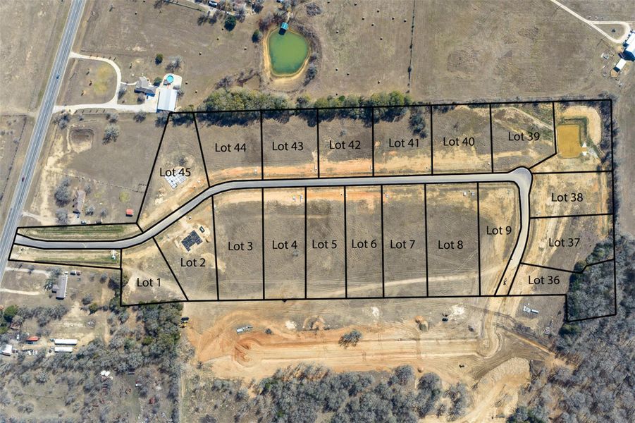 Map / location featuring property boundaries highlighted