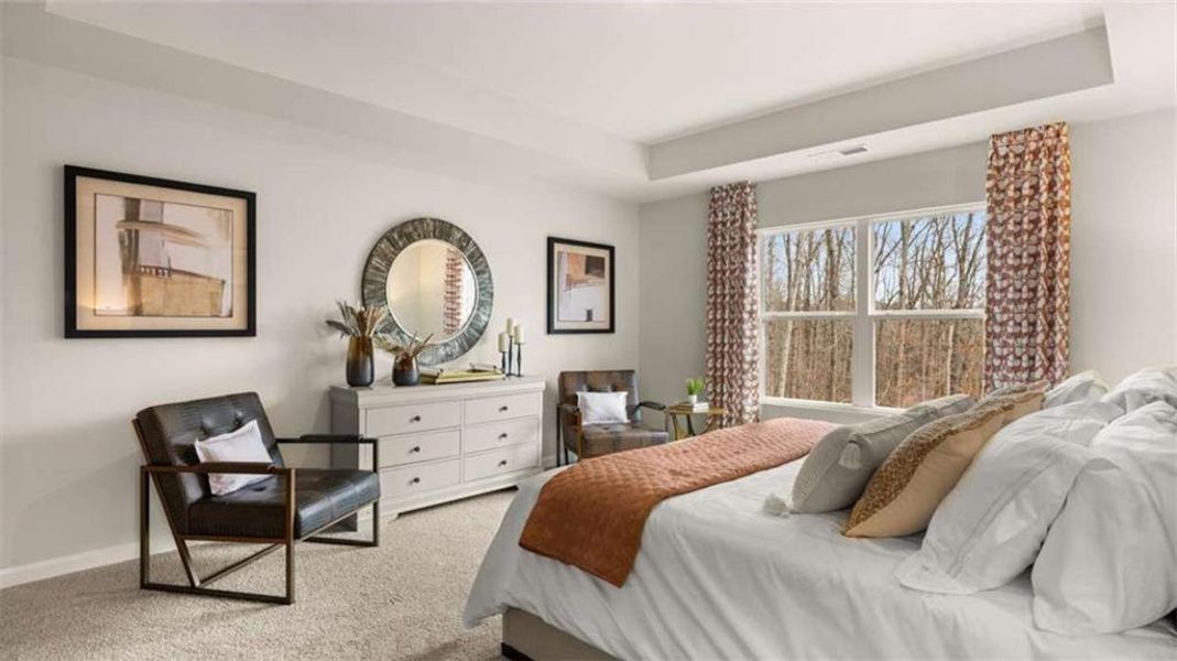 Furnished interior view inside a new home in Echo Glen, Stockbridge (Image 36). Furnished interior view inside a new home in Echo Glen, Stockbridge (Image 36).