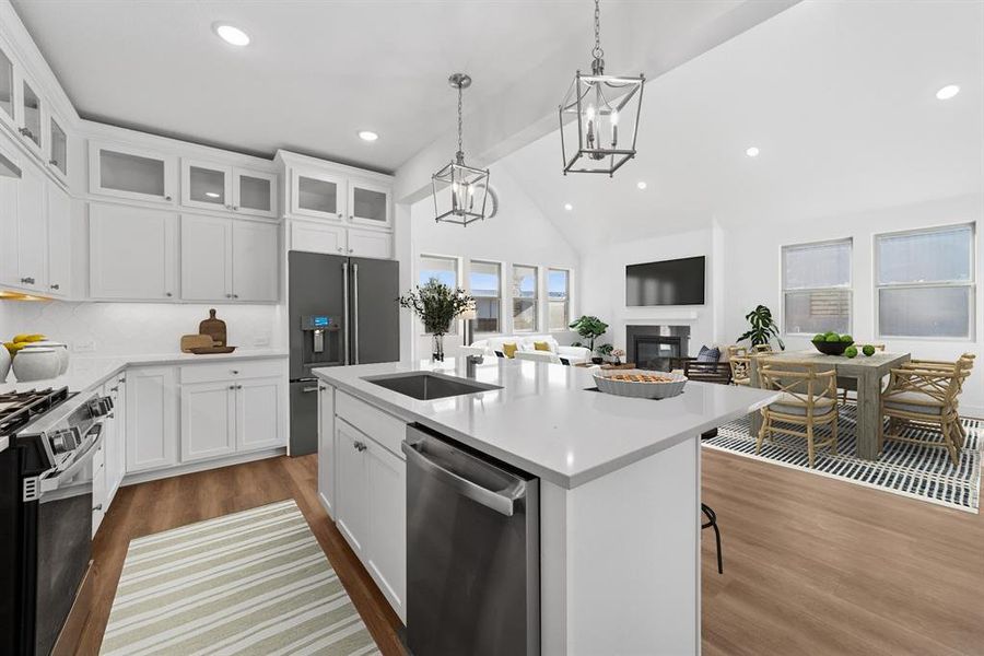 Furnished interior view inside a new home in Heritage Ranch, Sherman (Image 16).