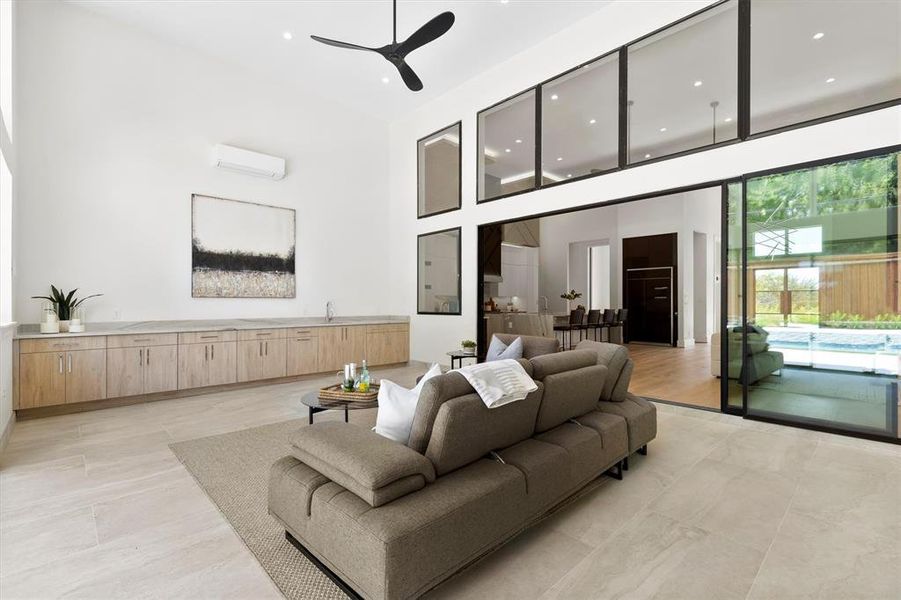 Furnished interior view inside a new home in , Dallas (Image 27).