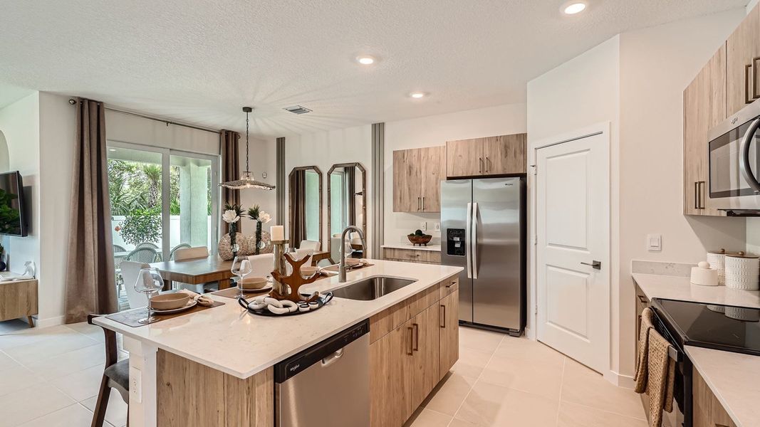 Furnished interior view inside a new home in Sandpiper Square, Stuart (Image 11).