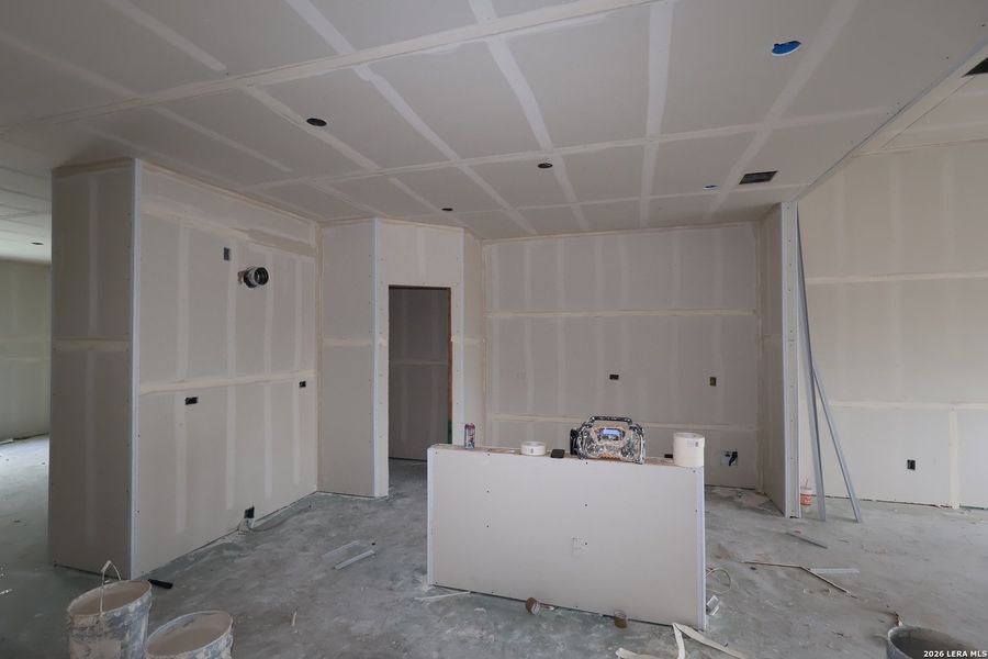 In-progress construction of a new home in Meadows at Clear Springs, New Braunfels, TX (Image 29).