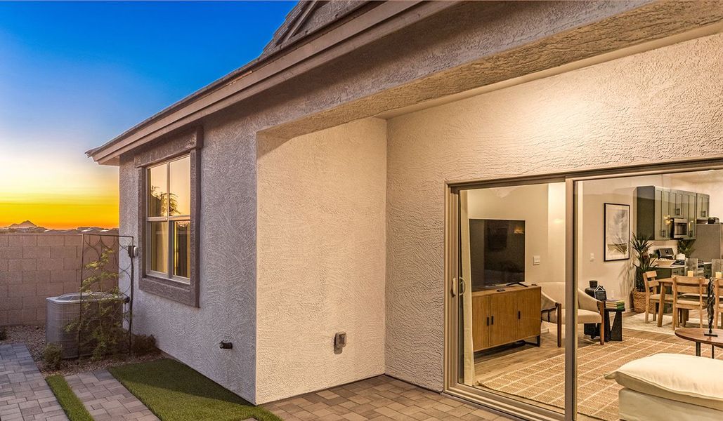 Representative exterior details of a home built from the Caroline - Z30C by D.R. Horton in Coronet at Gladden Farms, Marana (Image 22). Representative exterior details of a home built from the Caroline - Z30C by D.R. Horton in Coronet at Gladden Farms, Marana (Image 22).