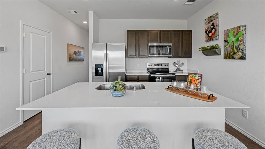 Furnished interior view inside a new home in Arbor Trails North, Princeton (Image 22).