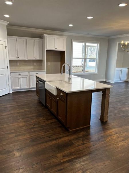 Furnished interior view inside a new home in , Suwanee (Image 4).