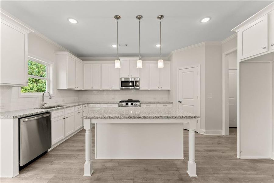 Furnished interior view inside a new home in , Dawsonville (Image 5).