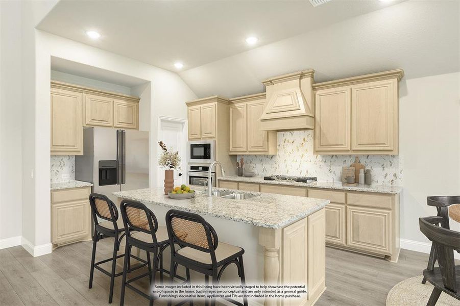 Furnished interior view inside a new home in Hulen Trails Classic 50, Fort Worth (Image 5). Furnished interior view inside a new home in Hulen Trails Classic 50, Fort Worth (Image 5).