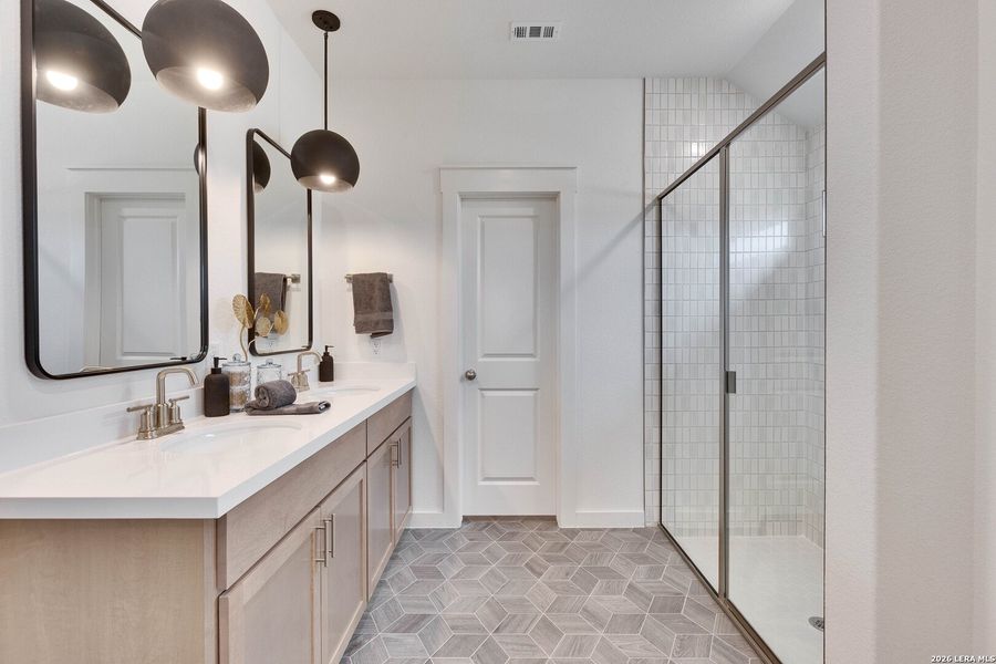 Furnished interior view inside a new home in Westridge, San Antonio (Image 16).