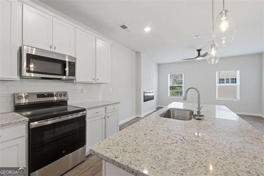 Furnished interior view inside a new home in Parkway James, Snellville (Image 8).