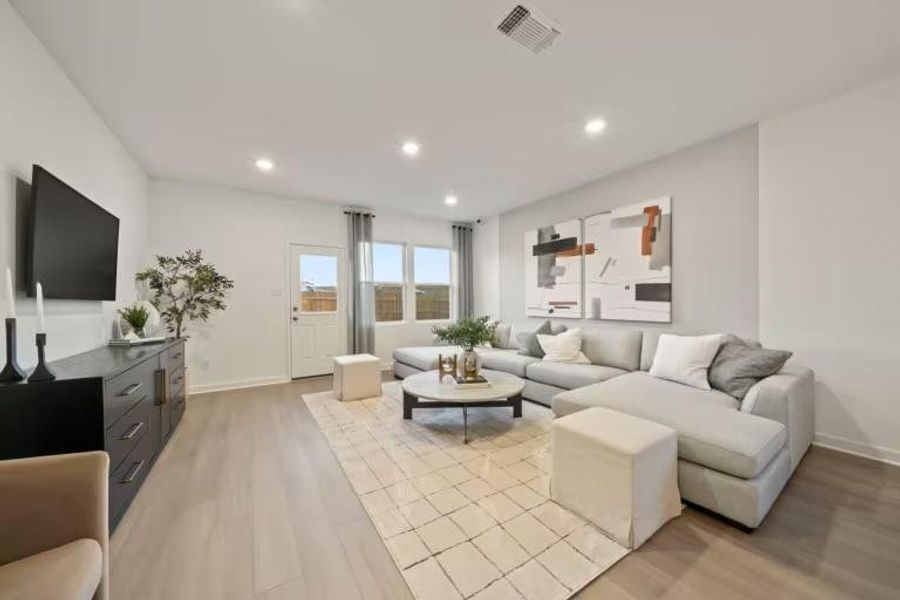 Photo of Centex model home with same floor plan, not of actual home listed. Photo of Centex model home with same floor plan, not of actual home listed.