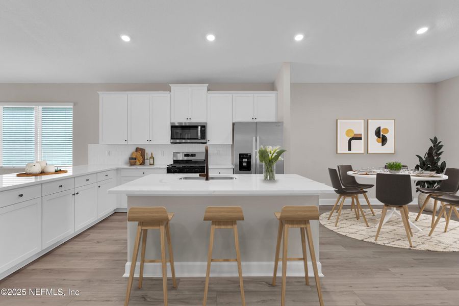 Furnished interior view inside a new home in Jennings Farm, Middleburg (Image 6). Furnished interior view inside a new home in Jennings Farm, Middleburg (Image 6).