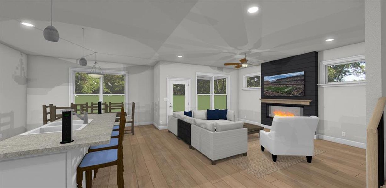 Furnished interior view inside a new home in , Sherman (Image 10).