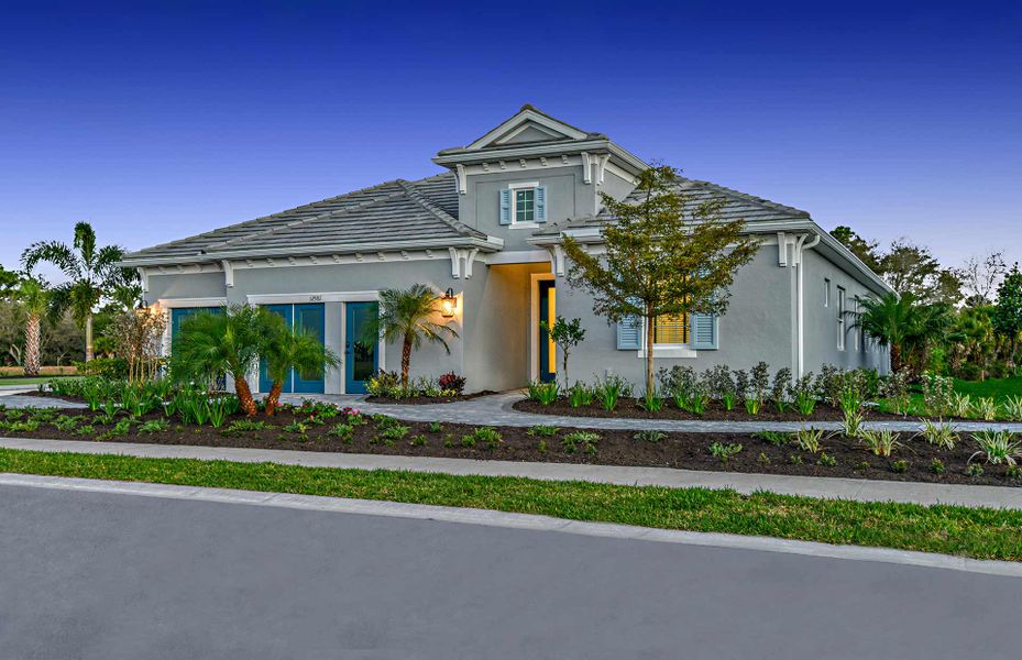 Representative exterior photo of a completed home built from the Sea Spray 2 by Neal Communities in Avelina, Venice, FL (Image 21).