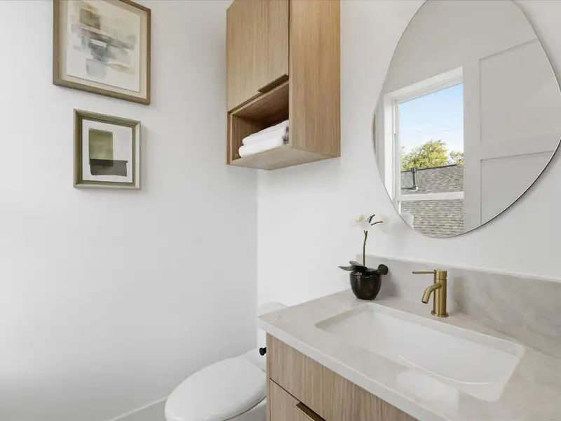 Furnished interior view inside a new home in , Houston (Image 16).