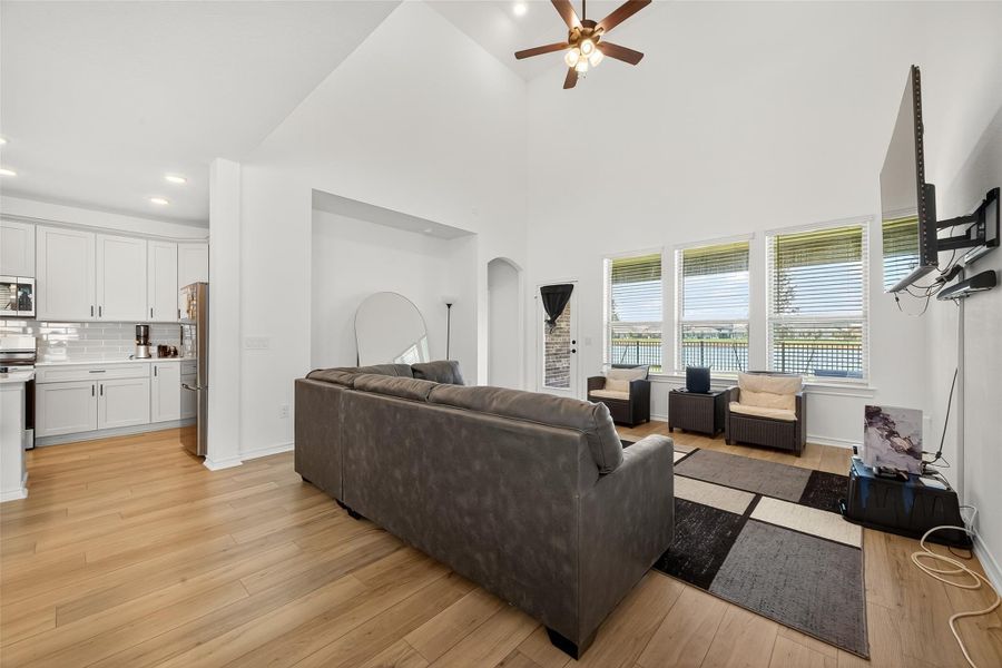 Furnished interior view inside a new home in Sunterra, Katy (Image 10).