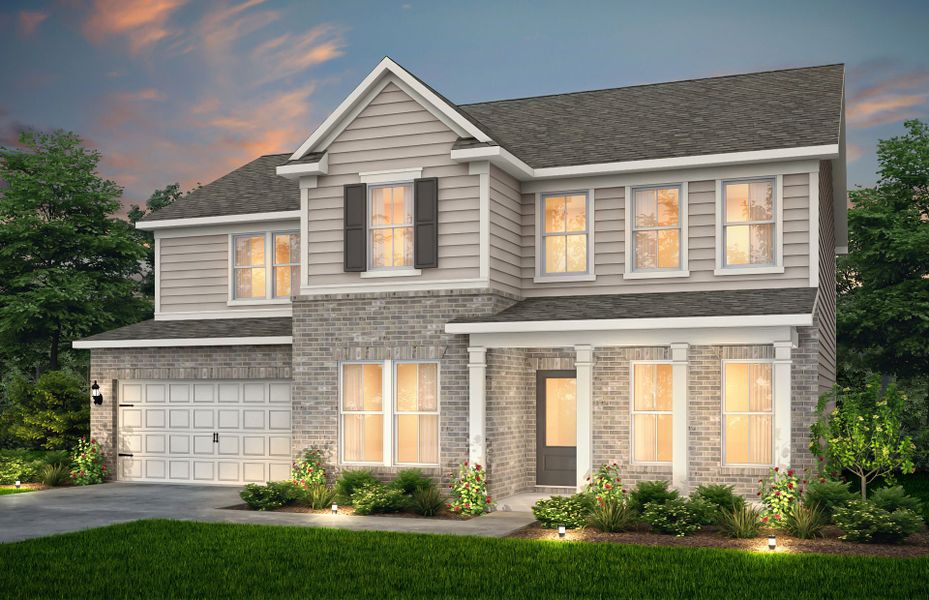 Representative exterior photo of a completed home built from the Liston by Pulte Homes in Walker Terrace, Locust Grove, GA (Image 22). Representative exterior photo of a completed home built from the Liston by Pulte Homes in Walker Terrace, Locust Grove, GA (Image 22).