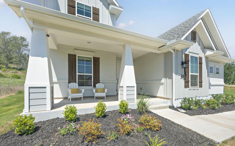 Enjoy peaceful mornings and evenings on your front porch