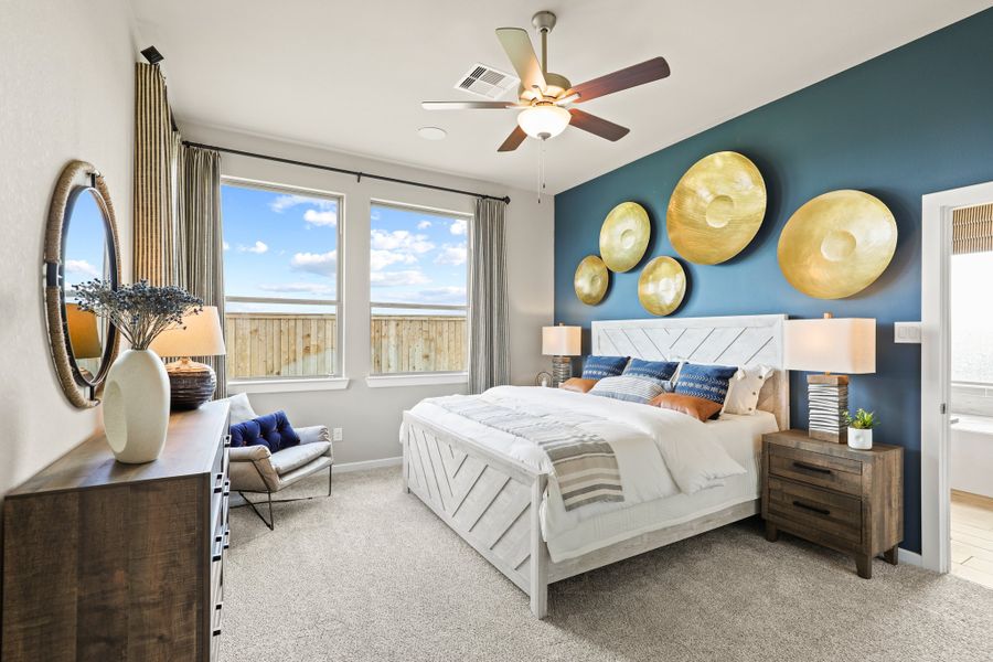 Furnished interior view inside a new home in Wildrye, Waller (Image 12).