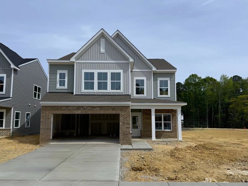 In-progress construction of a new home in The Point, Rolesville, NC (Image 3).